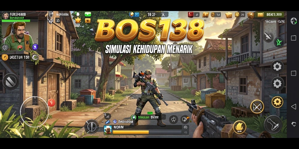 Tangkapan layar gameplay menampilkan karakter unik dalam BOS138.