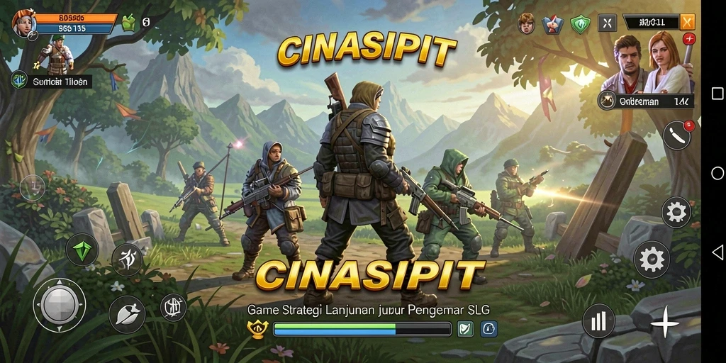 Tampilan gameplay CINASIPIT yang menarik dan strategis.