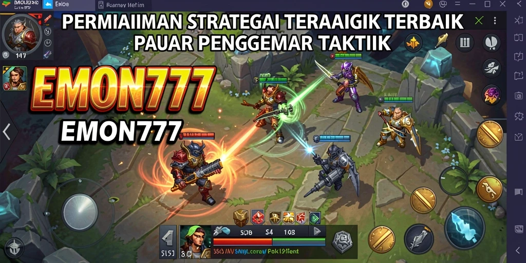 Tangkapan layar EMON777 menampilkan aksi strategis yang mendebarkan.