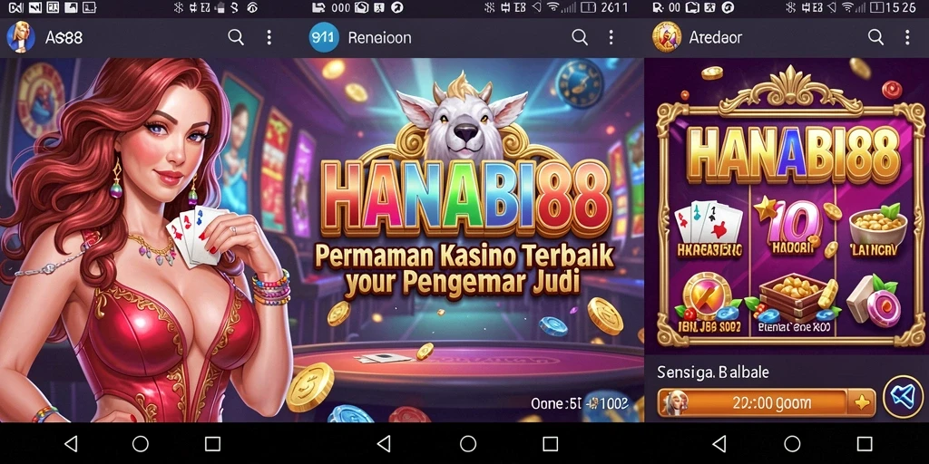 Tampilan menarik dari gameplay Kasino HANABI88 yang seru dan mendebarkan.