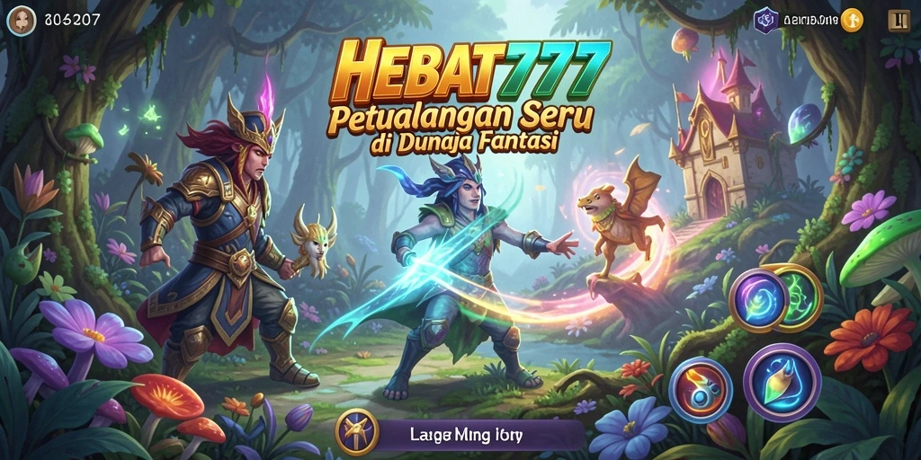 Tampilan screenshot HEBAT777 menampilkan aksi seru dalam permainan petualangan.