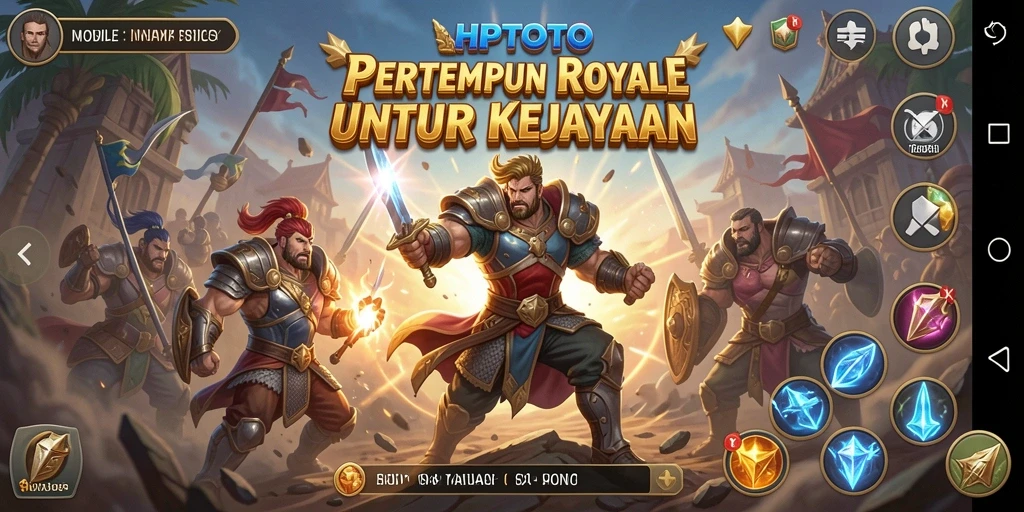 Tangkapan layar gameplay HPTOTO menampilkan pertempuran sengit antar pemain.