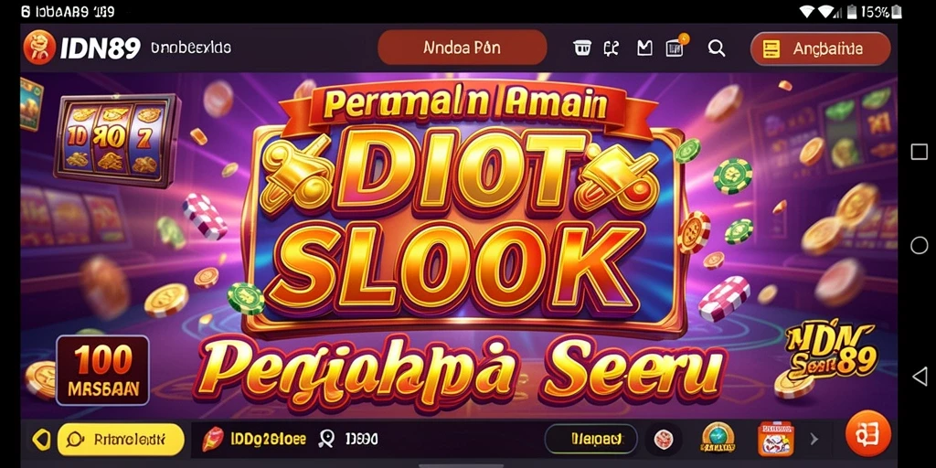 Screenshot IDN89 menampilkan gameplay Slot yang seru dan menarik.