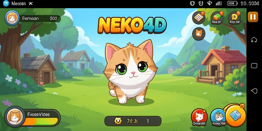 Tangkapan layar NEKO4D menampilkan kucing-kucing yang sedang bersantai.