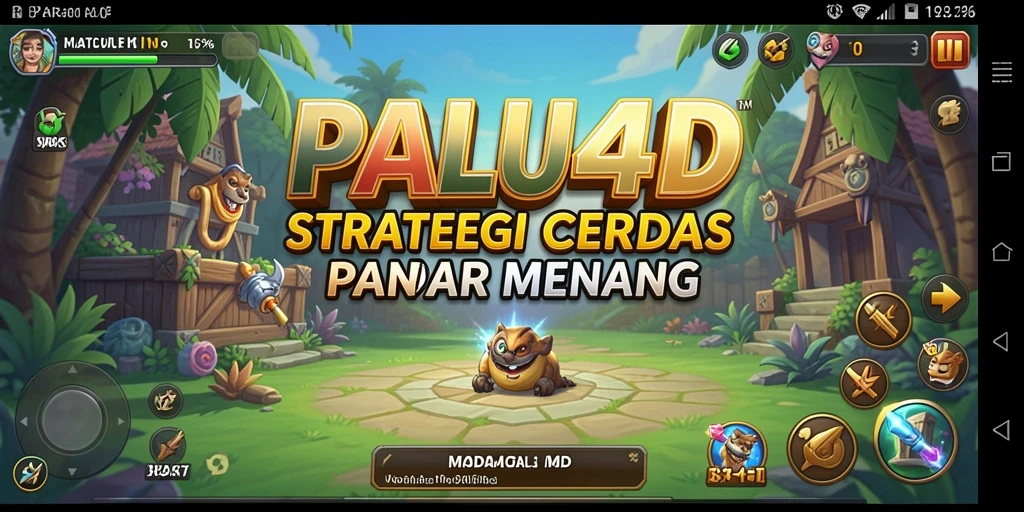 Tampilan menarik dari gameplay strategi PALU4D.