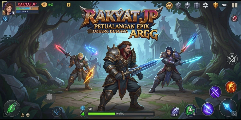 Gameplay RAKYATJP yang mendebarkan dan menantang.