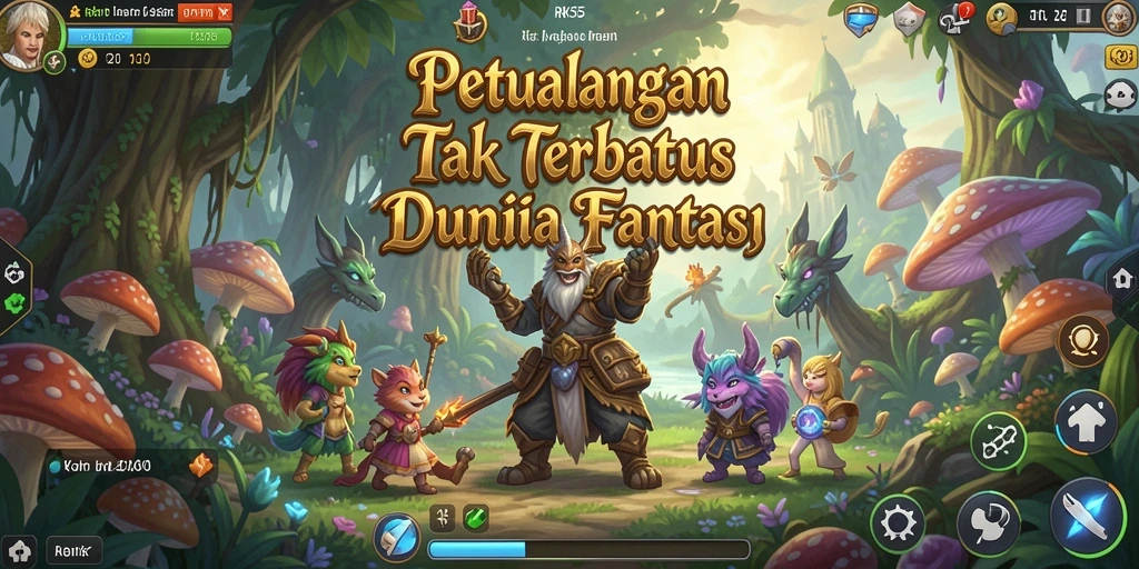 Tampilan gameplay RK55 yang penuh aksi dan tantangan petualangan.
