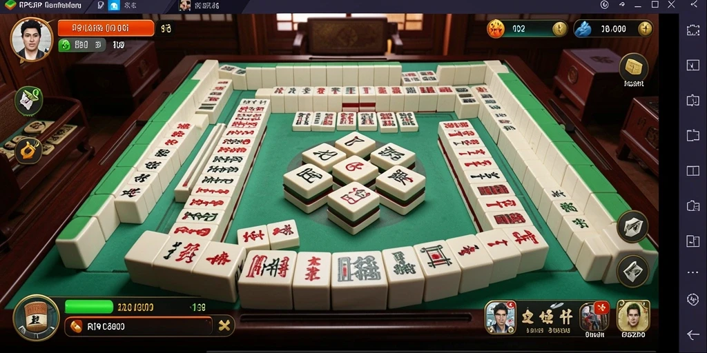 Screenshot gameplay menarik dari RP62RP yang menunjukkan keseruan permainan Mahjong.