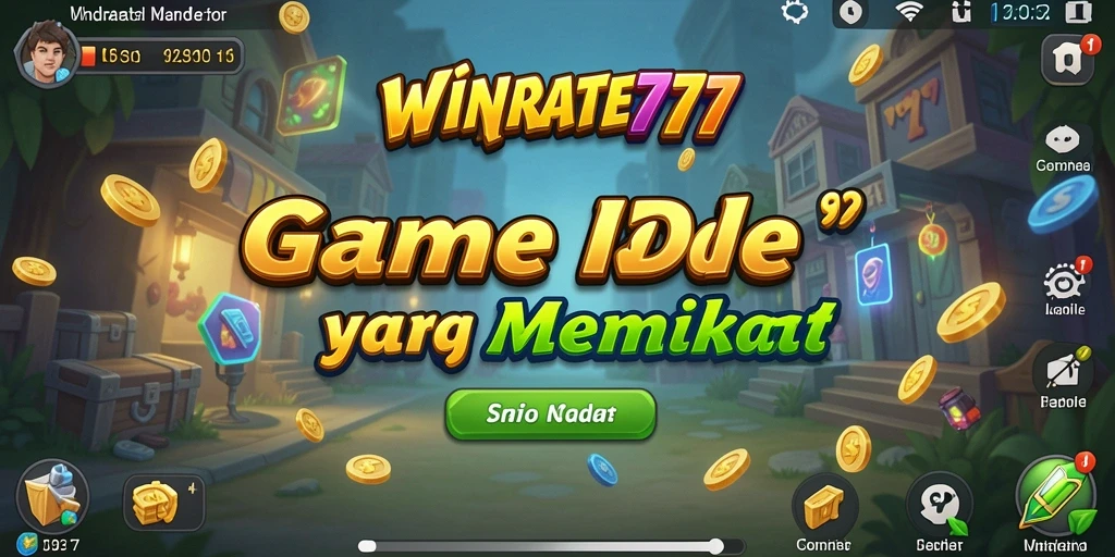 Tampilan gameplay <strong>WINRATE777</strong> yang memikat di dunia idle.